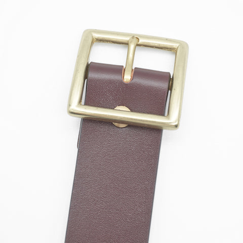 OGL BELT VINTAGE 1.5 LEATHER BELT FULL TAN