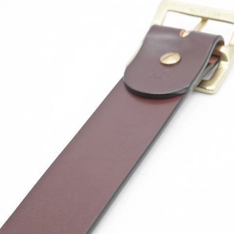 OGL Belt Vintage 1.5 Leather Belt Full-Dyed Tan