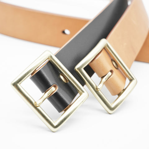 OGL Belt Vintage 1.5 Leather Belt Natural