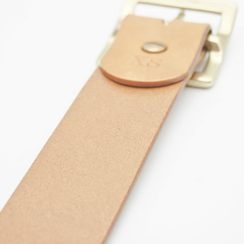 OGL Belt Vintage 1.5 Leather Belt Natural