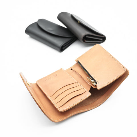 OGL WX2 TRIFOLD SHORT LEATHER WALLET