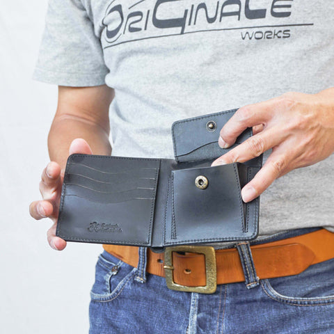 OGL Kingsman Classic Bi-Fold Leather Wallet Coin Pocket