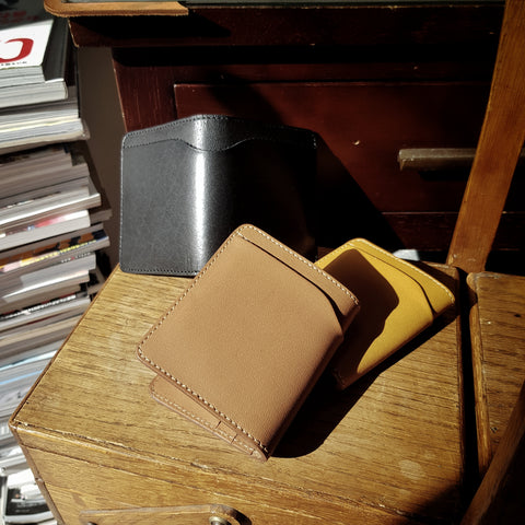 Outer Bi-Fold Leather Wallet, An Original Design