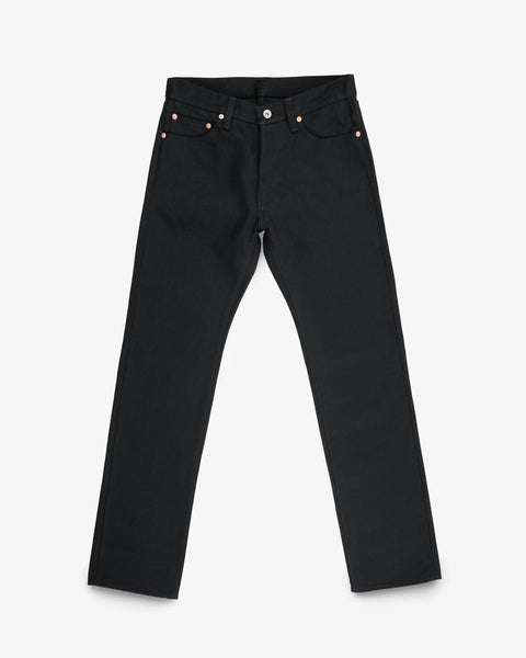 21oz Selvedge Denim Straight Cut Jeans IH634S-SB - Superblack (Non-Fade)