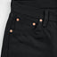 21oz Selvedge Denim Slim Tapered Cut Jeans IH777S-SB - Superblack (Non-Fade)