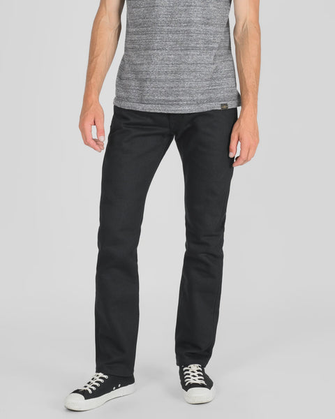 21oz Selvedge Denim Slim Tapered Cut Jeans IH777S-SB - Superblack (Non-Fade)