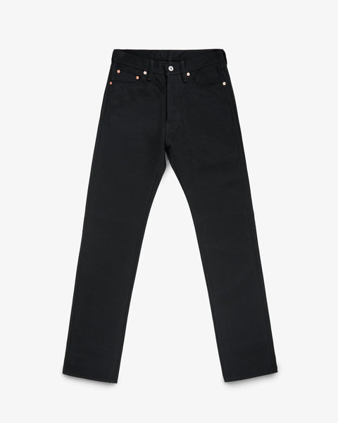 21oz Selvedge Denim Relaxed Tapered Cut - IH888S-SB - Superblack (Non-Fade)