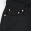 21oz Selvedge Denim Relaxed Tapered Cut - IH888S-SB - Superblack (Non-Fade)