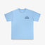 7.5oz Printed Loopwheel Crew Neck T-Shirt IHT2504 Sax