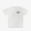 7.5oz Printed Loopwheel Crew Neck T-Shirt IHT2505 White