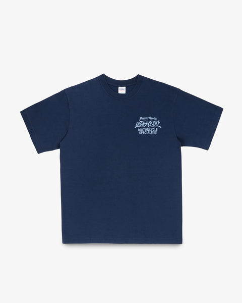 7.5oz Printed Loopwheel Crew Neck T-Shirt IHT2505 Navy