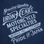 7.5oz Printed Loopwheel Crew Neck T-Shirt IHT2505 Navy