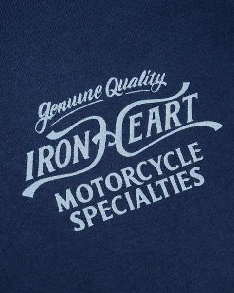 7.5oz Printed Loopwheel Crew Neck T-Shirt IHT2505 Navy