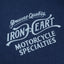 7.5oz Printed Loopwheel Crew Neck T-Shirt IHT2505 Navy