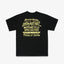 7.5oz Printed Loopwheel Crew Neck T-Shirt IHT2505 Black