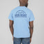 7.5oz Printed Loopwheel Crew Neck T-Shirt IHT2504 Sax