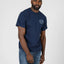 7.5oz Printed Loopwheel Crew Neck T-Shirt IHT2505 Navy