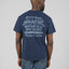 7.5oz Printed Loopwheel Crew Neck T-Shirt IHT2505 Navy