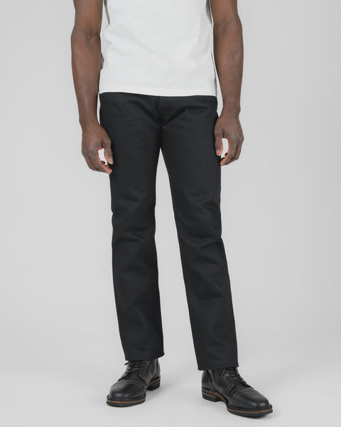 21oz Selvedge Denim Relaxed Tapered Cut - IH888S-SB - Superblack (Non-Fade)