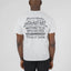 7.5oz Printed Loopwheel Crew Neck T-Shirt IHT2505 White