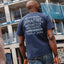 7.5oz Printed Loopwheel Crew Neck T-Shirt IHT2505 Navy
