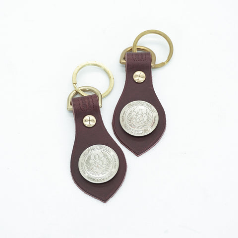 OGL ONLY GOOD LIFE CONCHO KEYFOB BURGUNDY