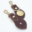 OGL ONLY GOOD LIFE CONCHO STITCHED KEYFOB BURGUNDY