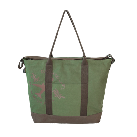 OGL FMTTM Two-Tone Travelling Cabin Bag Green