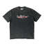 HGS Snake Boxy T-Shirt Washed Black graphic front view, vintage tattoo-inspired tee by Heritage General Store