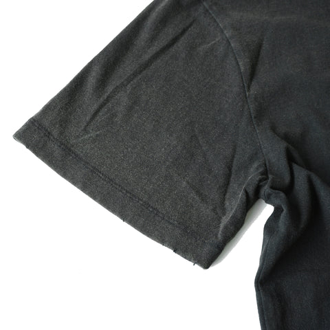 HGS Snake Boxy T-Shirt Washed Black sleeve view, vintage tattoo-inspired tee by Heritage General Store