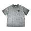 HGS Mukden-Made Boxy T-Shirt Washed Grey front graphic detail, heritage inspired tee by Heritage General Store