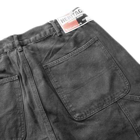 HGS Painter’s Pants Black backpocket view, rugged workwear pants by Heritage General Store