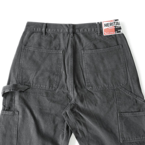 HGS Painter’s Pants Black top block back view, rugged workwear pants by Heritage General Store
