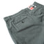 HGS Pleated Jester Pants in Grey back view pocket, rugged workwear pants by Heritage General Store