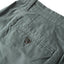 HGS Pleated Jester Pants in Grey back left pocket button view, rugged workwear pants by Heritage General Store