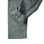 HGS Pleated Jester Pants in Grey hem view, rugged workwear pants by Heritage General Store