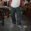 HGS Pleated Jester Pants in Grey model wearing front view in Rugged Gentlemen Shoppe Singapore, rugged workwear pants by Heritage General Store