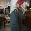 HGS Pleated Jester Pants in Grey model wearing side view close-up in Rugged Gentlemen Shoppe Singapore, rugged workwear pants by Heritage General Store
