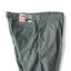 HGS Pleated Jester Pants in Grey side view top block, rugged workwear pants by Heritage General Store
