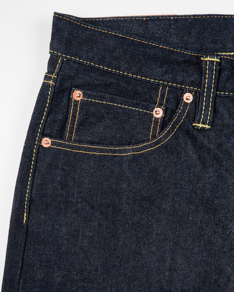 14oz Selvedge Denim "1955" Vintage Tapered Jeans IH-1955S-142 - Indigo