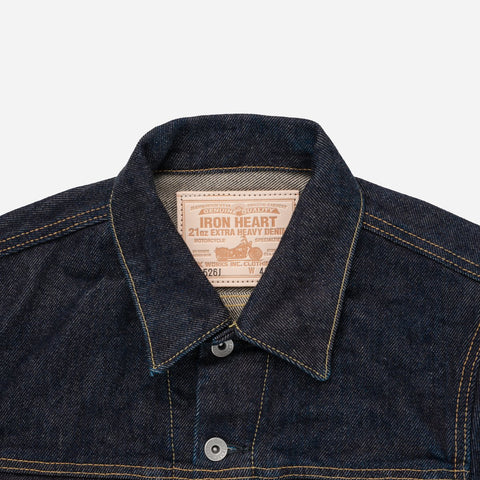 21oz Selvedge Denim Type III Jacket IH526J - Indigo