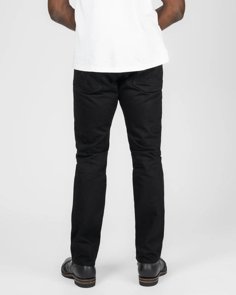 14oz Selvedge Denim Slim Cut Jeans IH-555S-142BB - Black/Black