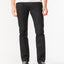 14oz Selvedge Denim Slim Tapered Cut Jeans IH-777S-142BB - Black/Black