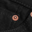 14oz Selvedge Denim Slim Tapered Cut Jeans IH-777S-142BB - Black/Black
