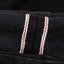 14oz Selvedge Denim Straight Cut Jeans - IH634BB-142 - Black/Black