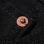 14oz Selvedge Denim Relaxed Tapered Cut Jeans IH-888S-142BB - Black/Black