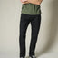 14oz Selvedge Denim Relaxed Tapered Cut Jeans IH-888S-142BB - Black/Black