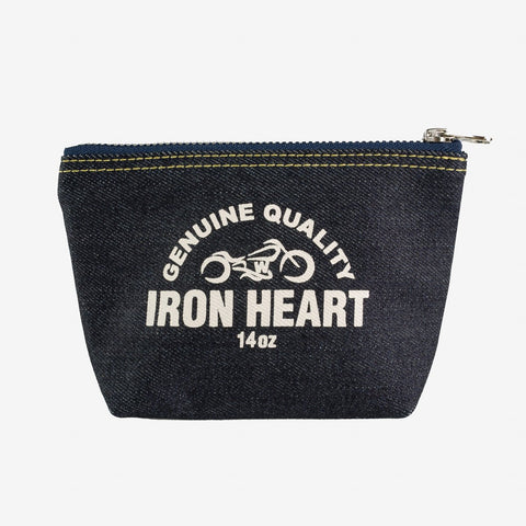 14oz Selvedge Denim Zip-Up Pouch IHG-108 Indigo