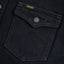 18oz Vintage Selvedge Denim CPO Shirt IHSH-293-OD - Indigo Overdyed Black