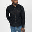 18oz Vintage Selvedge Denim CPO Shirt IHSH-293-OD - Indigo Overdyed Black